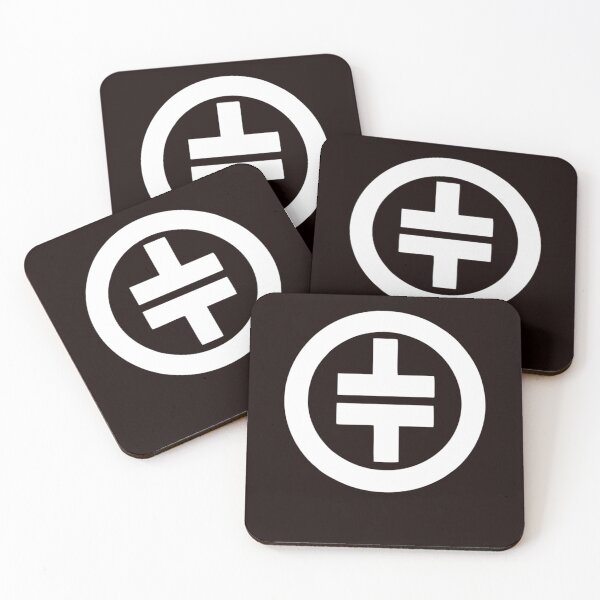 Item preview, White Circular Cross Symbol Music Band Emblem designed and sold by PenseeGareau.