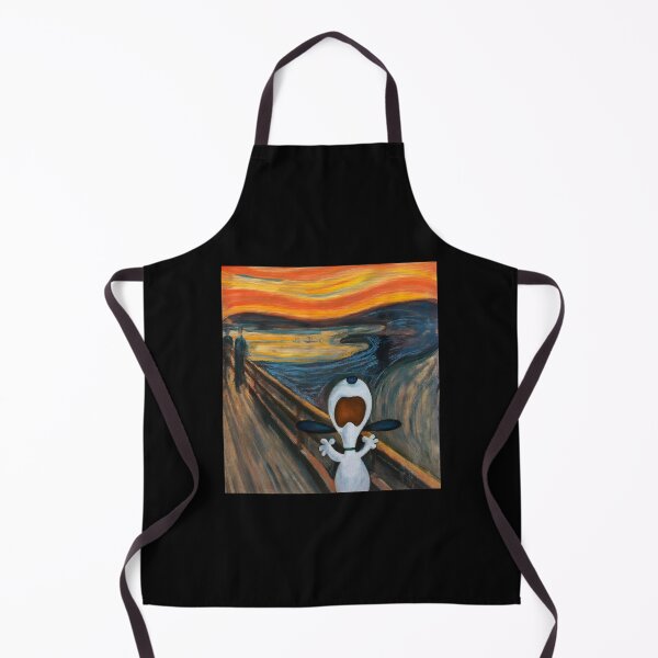 Item preview, Snoopy Screams in The Scream Painting Parody designed and sold by LittleMamastore.