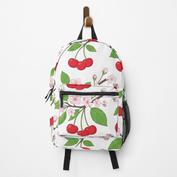 Item preview, Sweet Red Cherry Fruit And Blossom Pattern designed and sold by Owcomm.