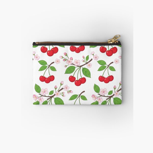 Item preview, Sweet Red Cherry Fruit And Blossom Pattern designed and sold by Owcomm.