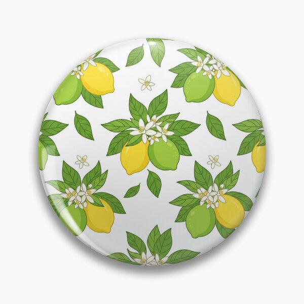 Item preview, Fresh Lemon And Blossom Fruit Pattern designed and sold by Owcomm.