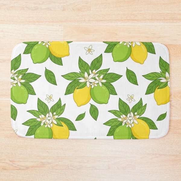 Item preview, Fresh Lemon And Blossom Fruit Pattern designed and sold by Owcomm.