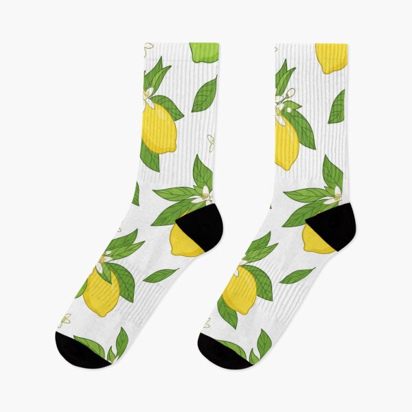 Item preview, Fresh Lemon And Blossom Fruit Pattern designed and sold by Owcomm.