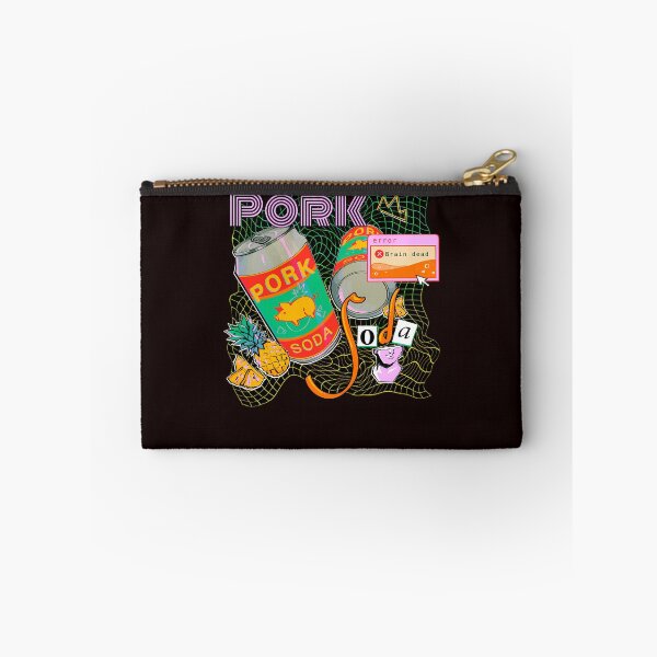 Item preview, Neon Soda Cans Pineapples Glitch Pop Music designed and sold by PenseeGareau.