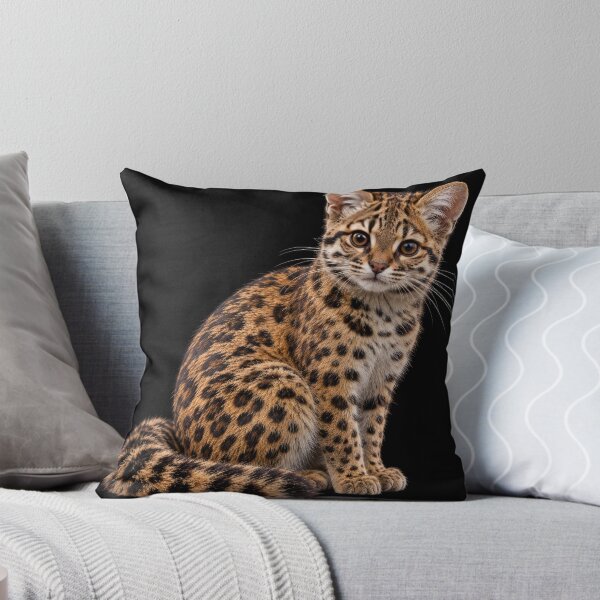 Item preview, Newly Discovered Tilcayo Cat on Black designed and sold by Elisabeth Lucas.