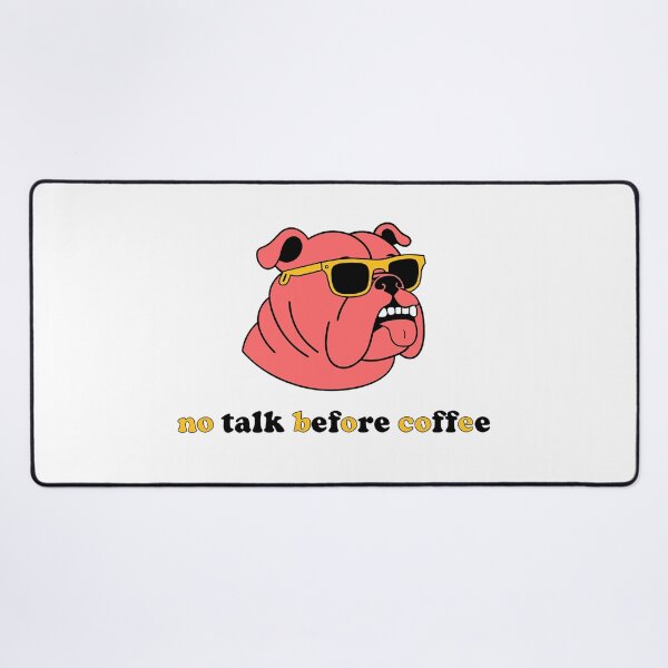 Item preview, Coffee-loving dog with sunglasses designed and sold by JheiserDesign.