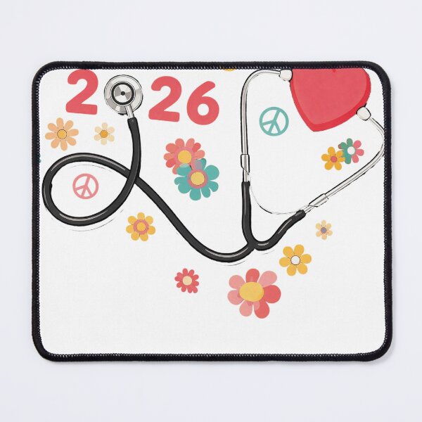 Item preview, Groovy Nurse 2026 Stethoscope Flower Graduation 70s Art designed and sold by VISIONSTURME.