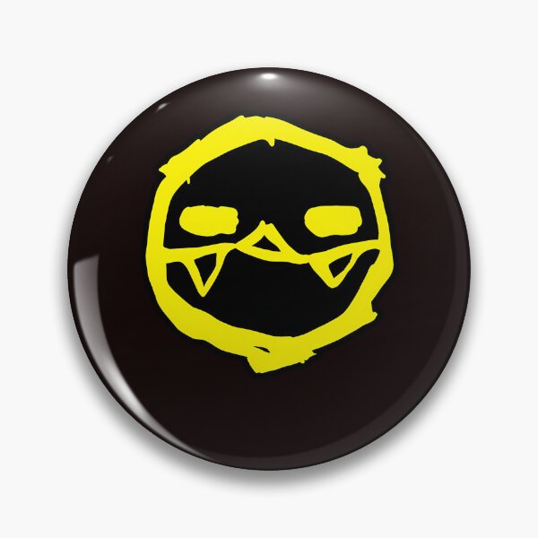 Item preview, Yellow Pixel Monster Face Game Toy Nostalgia designed and sold by PenseeGareau.