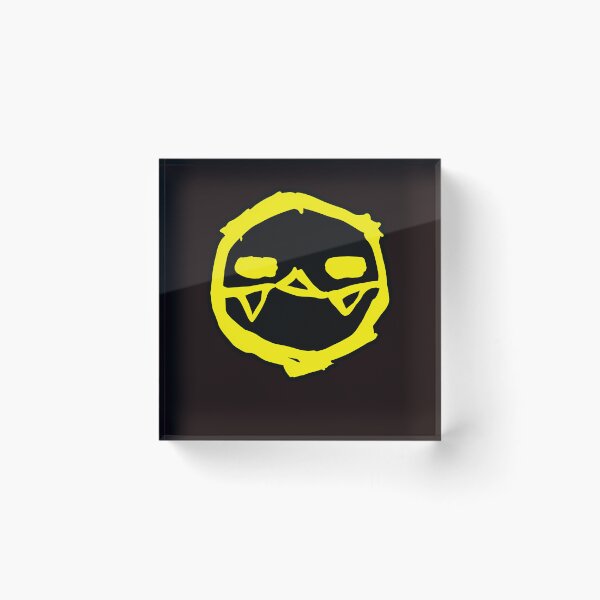 Item preview, Yellow Pixel Monster Face Game Toy Nostalgia designed and sold by PenseeGareau.