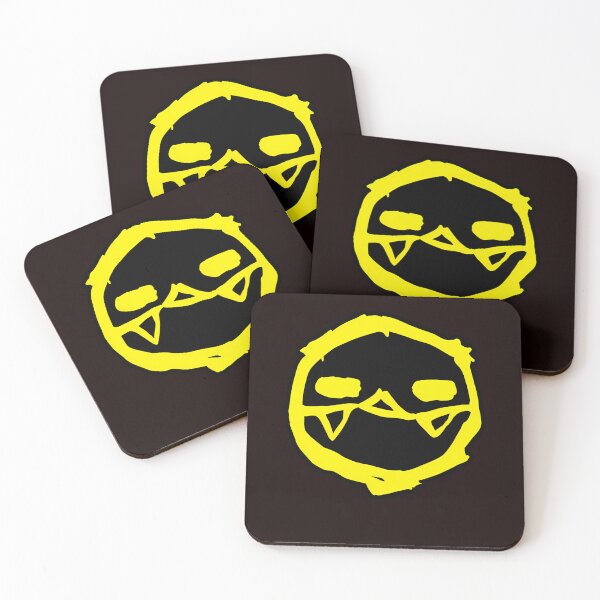 Item preview, Yellow Pixel Monster Face Game Toy Nostalgia designed and sold by PenseeGareau.