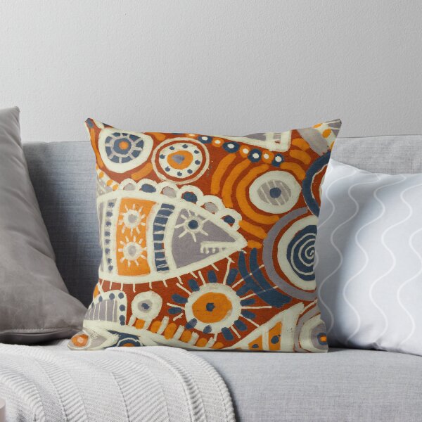 Item preview, Ornamental Art Fish in Rust, Orange and Charcoal designed and sold by Fani*.