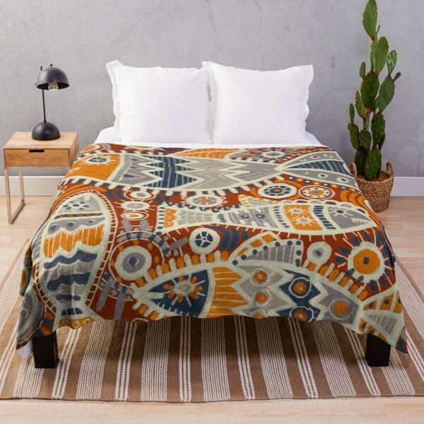 Item preview, Ornamental Art Fish in Rust, Orange and Charcoal designed and sold by Fani*.