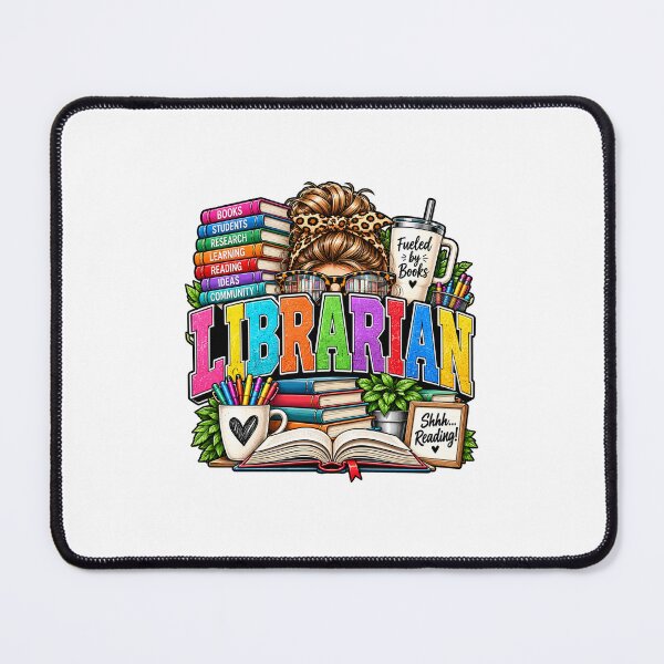 Item preview, Funny Librarian Fueled By Books Reading Humor designed and sold by 198tees.