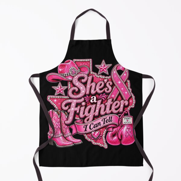 Item preview, She's A Fighter I Can Tell Western Cowgirl Breast Cancer Awareness designed and sold by AlisonWalsh24.