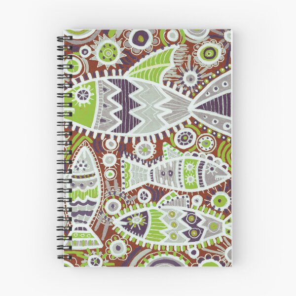 Item preview, Ornamental Fish in Rust and Lime Green designed and sold by Fani*.