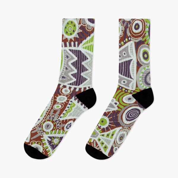 Item preview, Ornamental Fish in Rust and Lime Green designed and sold by Fani*.