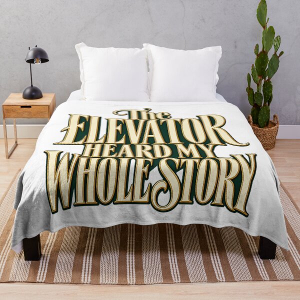 Item preview, Elevator Heard My Whole Story Retro Lettering designed and sold by Bikivuno.