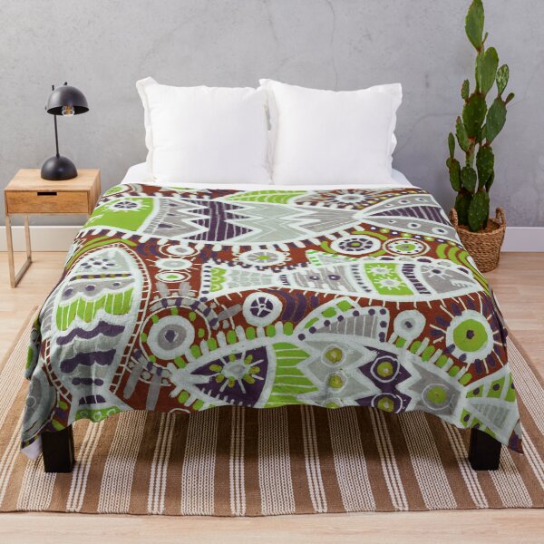 Item preview, Ornamental Fish in Rust and Lime Green designed and sold by Fani*.