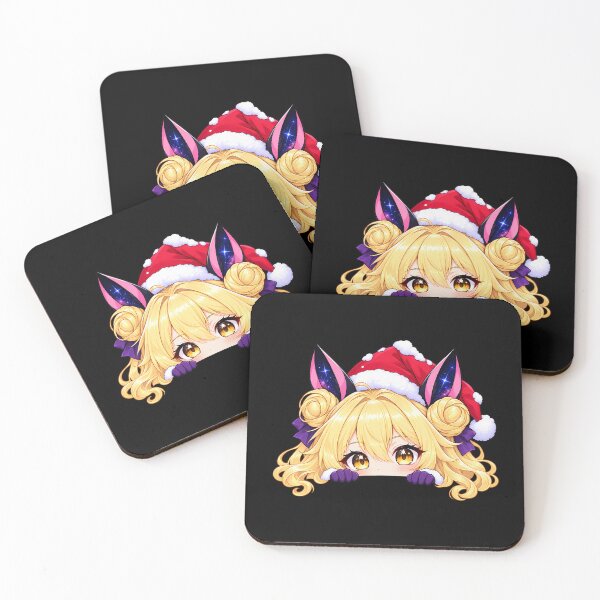 Item preview, Mukuro Hoshimiya Date A Live Christmas Peeking Chibi designed and sold by SolenneAzur.