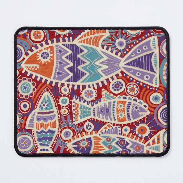 Item preview, Ornamental Art Fish in Red, Purple and Orange designed and sold by Fani*.