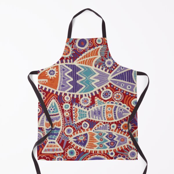 Item preview, Ornamental Art Fish in Red, Purple and Orange designed and sold by Fani*.