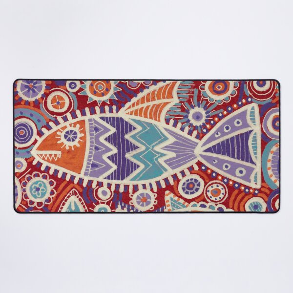 Item preview, Ornamental Art Fish in Red, Purple and Orange designed and sold by Fani*.