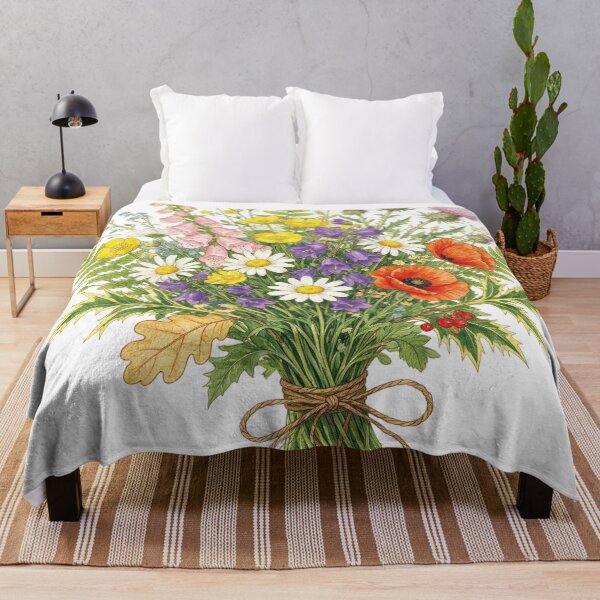 Item preview, Wildflower Bouquet Botanical Illustration Garden Lover Graph designed and sold by VISIONSTURME.