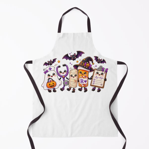 Item preview, Cute Halloween Nurse Ghost Mummy Pumpkin Spooky Medical designed and sold by QuiteOrbit.