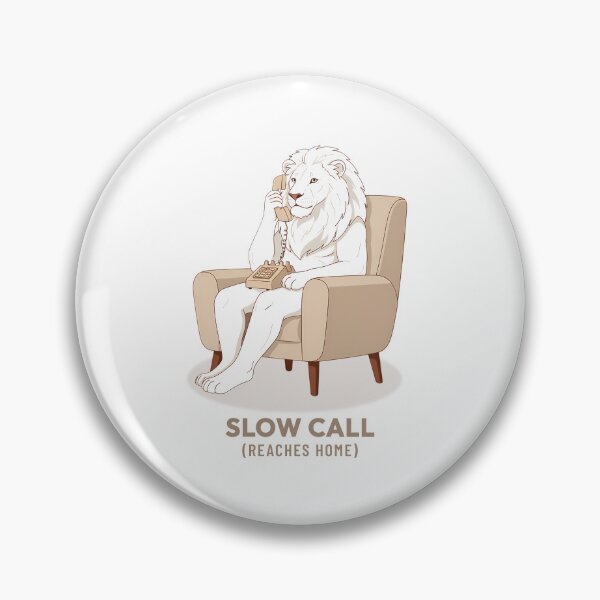 Item preview, White Lion Calling on Landline Phone Vintage Aesthetic designed and sold by COZY VINTAGE animal.