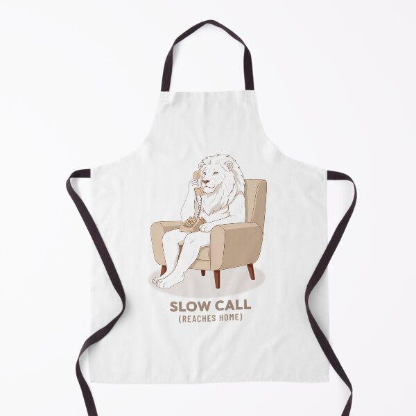 Item preview, White Lion Calling on Landline Phone Vintage Aesthetic designed and sold by COZY VINTAGE animal.