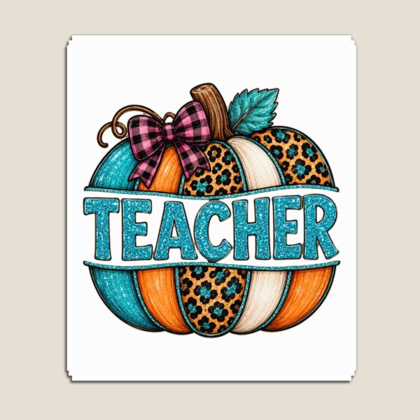 Item preview, Pumpkin Teacher Appreciation Graphics designed and sold by PrintSpire Studios.