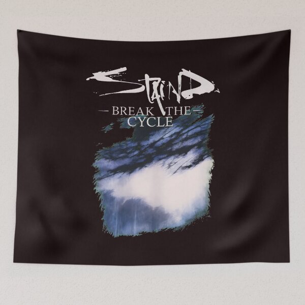 Item preview, STAINED Break The Cycle Stormy Sky Art designed and sold by hamid-lew-haven.