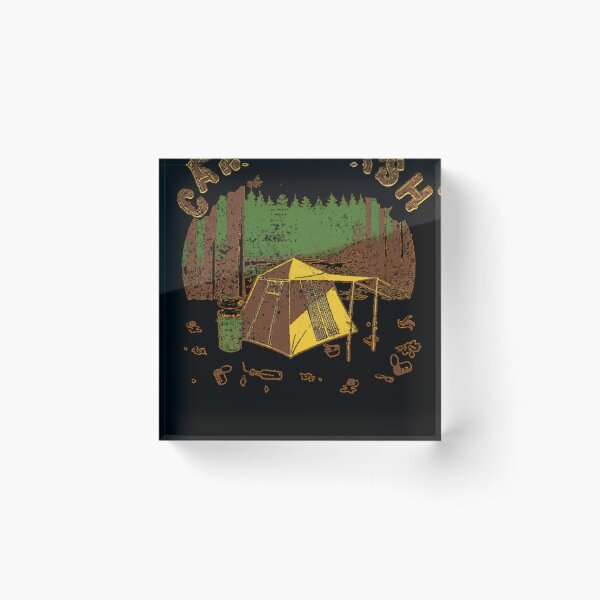 Item preview, Funny Camp Trash Forest Wilderness Outdoor Nature Art designed and sold by ArletteMercuf.