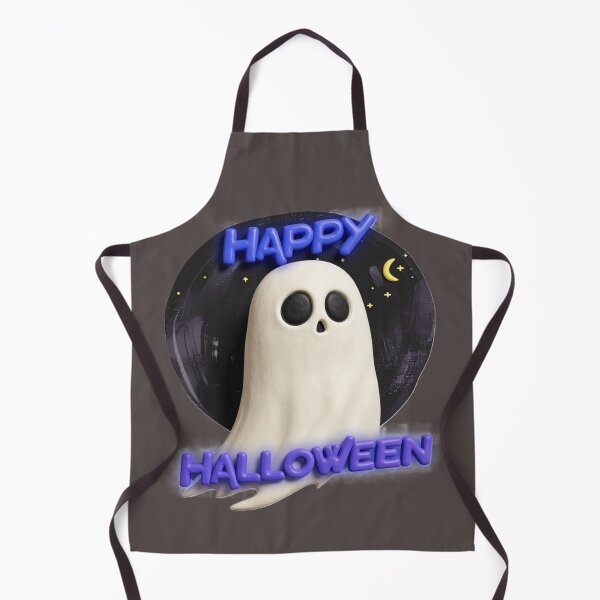 Item preview, happy halloween ghost C colorful typographic ghost design designed and sold by SmashingDeals.