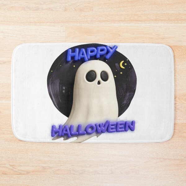 Item preview, happy halloween ghost C colorful typographic ghost design designed and sold by SmashingDeals.