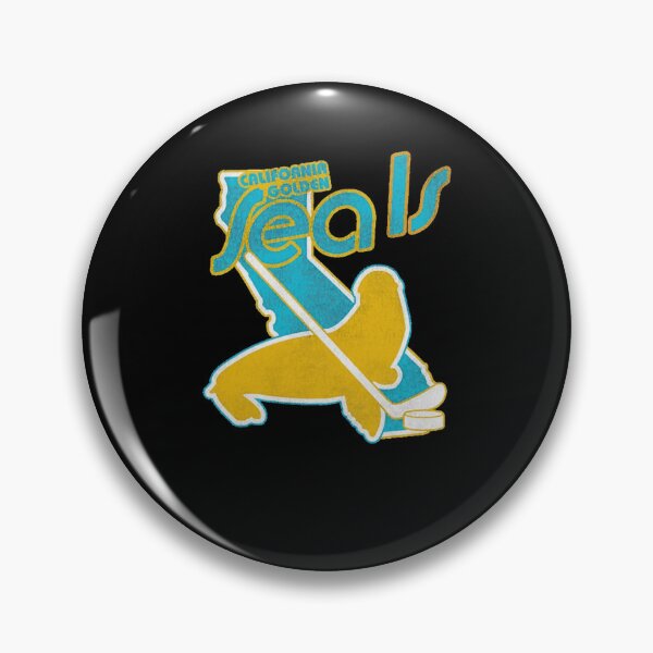 Item preview, Retro Ice Hockey Seal Mascot State Silhouette Logo designed and sold by ArletteMercuf.
