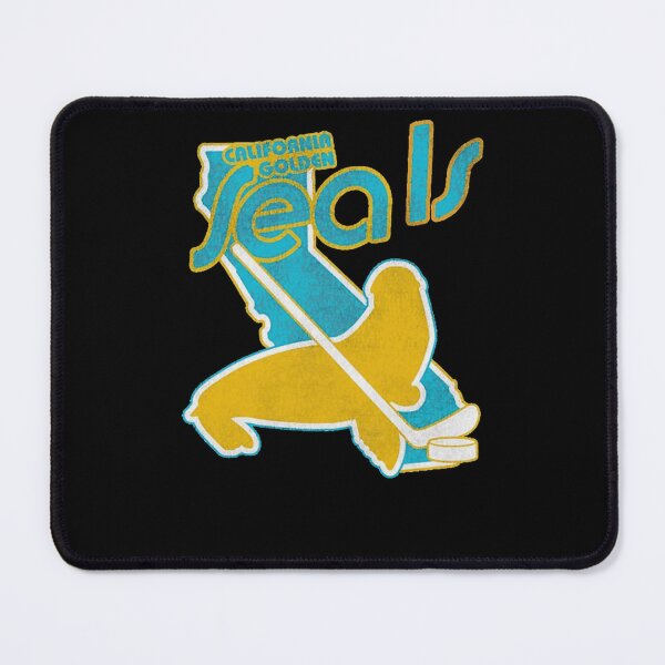 Item preview, Retro Ice Hockey Seal Mascot State Silhouette Logo designed and sold by ArletteMercuf.