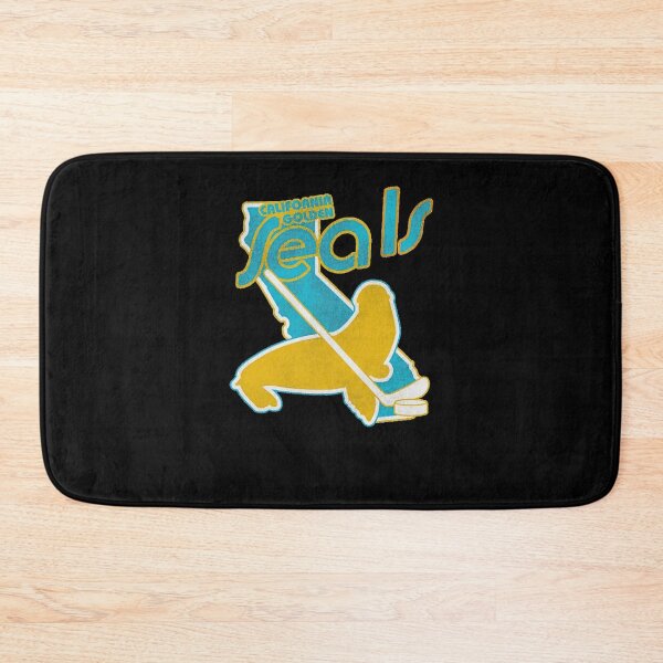 Item preview, Retro Ice Hockey Seal Mascot State Silhouette Logo designed and sold by ArletteMercuf.