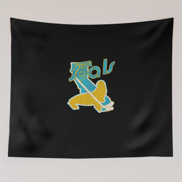Item preview, Retro Ice Hockey Seal Mascot State Silhouette Logo designed and sold by ArletteMercuf.