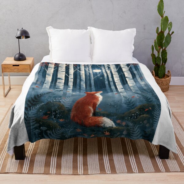 Item preview, The Birches – Moonlit Birch Forest Dreamscape designed and sold by Authentic-Merch.