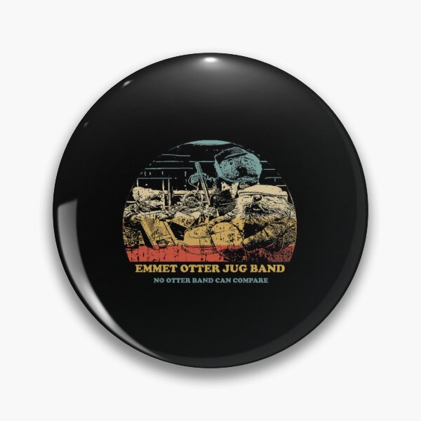 Item preview, Retro Jug Band Cute Otter Musician Sunset Stripe Graphic designed and sold by ArletteMercuf.