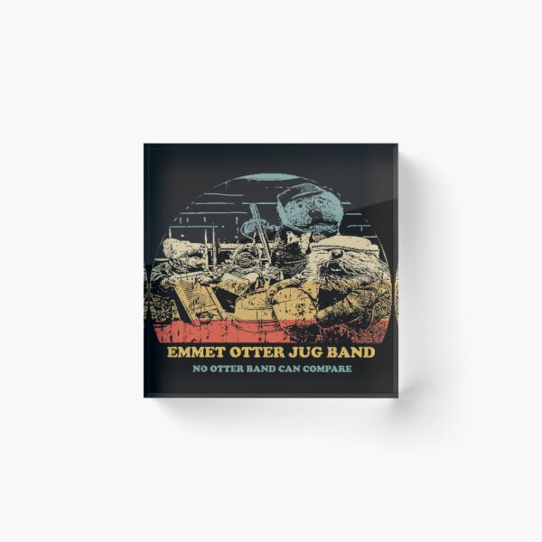 Item preview, Retro Jug Band Cute Otter Musician Sunset Stripe Graphic designed and sold by ArletteMercuf.