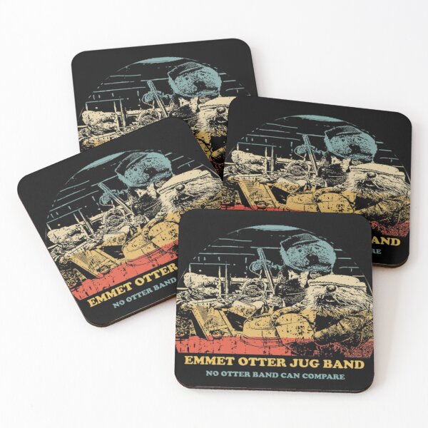 Item preview, Retro Jug Band Cute Otter Musician Sunset Stripe Graphic designed and sold by ArletteMercuf.