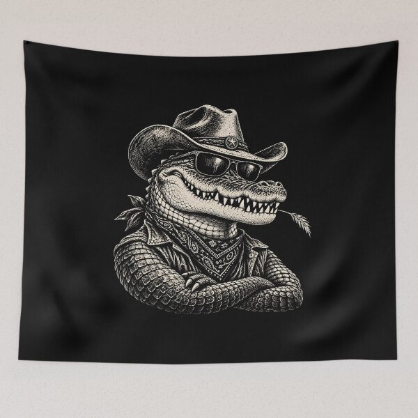 Item preview, Alligator Cowboy Hat Gator  designed and sold by a-turner-paint.
