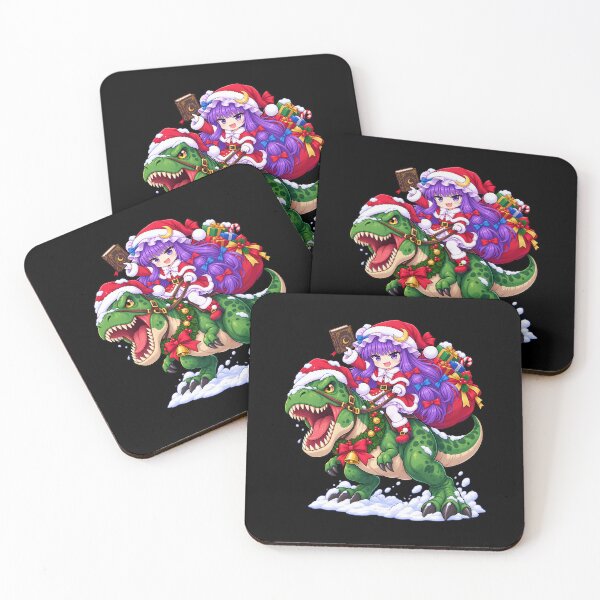 Item preview, Patchouli Knowledge Touhou Christmas T Rex Ride designed and sold by SolenneAzur.