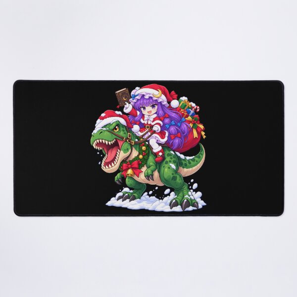 Item preview, Patchouli Knowledge Touhou Christmas T Rex Ride designed and sold by SolenneAzur.