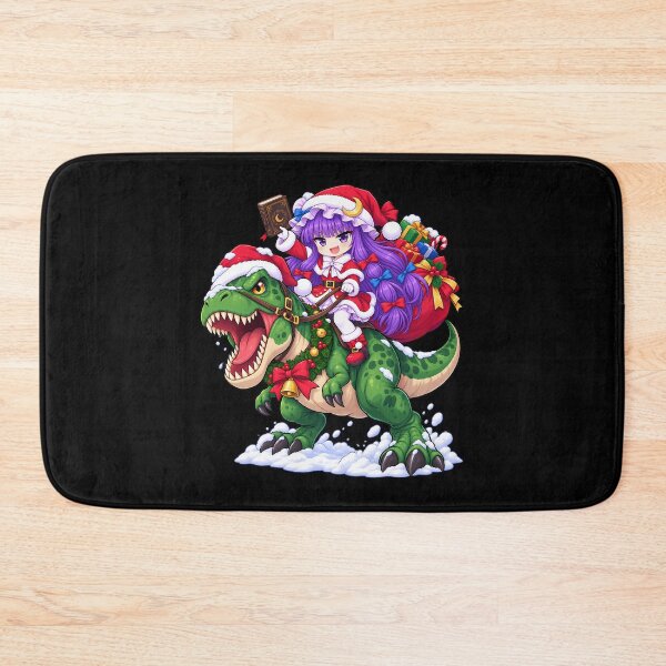 Artikelvorschau, Patchouli Knowledge Touhou Christmas T Rex Ride entworfen und verkauft von SolenneAzur.