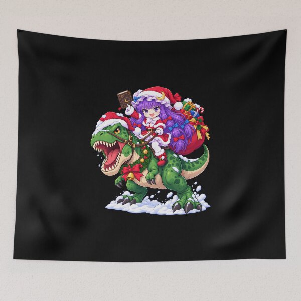Item preview, Patchouli Knowledge Touhou Christmas T Rex Ride designed and sold by SolenneAzur.