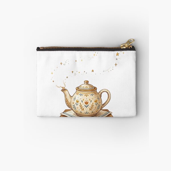 Item preview, Magic In Every Brew - Vintage Folk Art Teapot and Stars designed and sold by Sanan Israyilli.