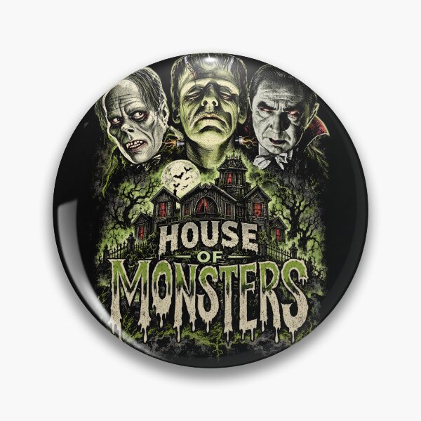 Item preview, House of Monsters – Classic Horror Monsters Haunted House designed and sold by monstermangraphic.